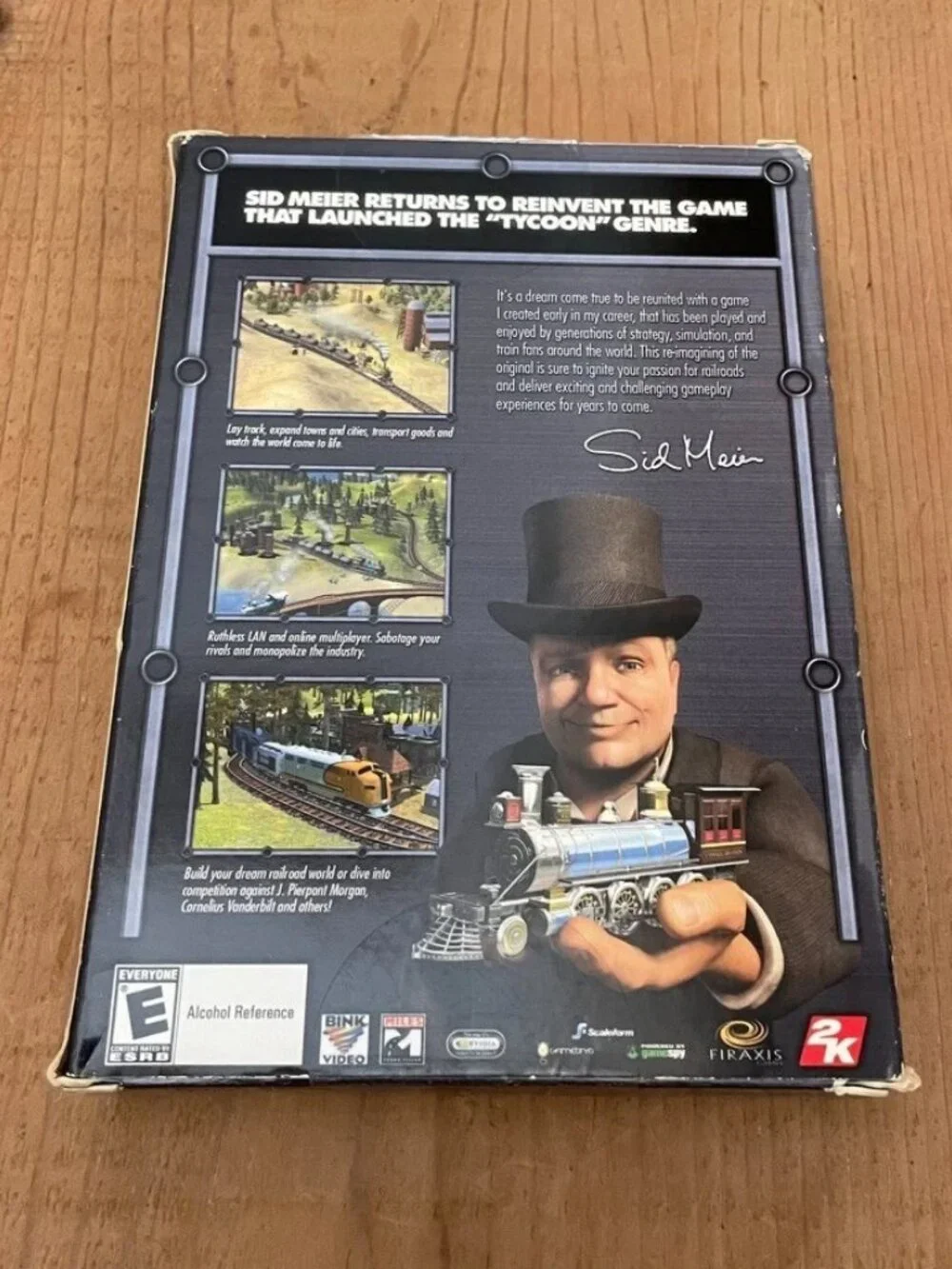 Sid Meier's Railroads PC Game 2006 CD-ROM w/ Manual Good Condition Windows